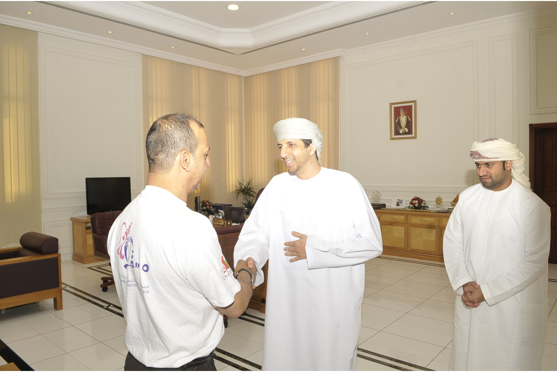 Warm welcome from H.E. Ebrahim Al Busaidi, Govenor of Al Buraymi