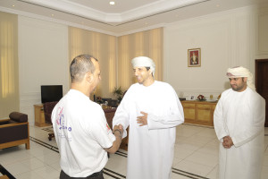 Warm welcome from H.E. Ebrahim Al Busaidi, Govenor of Al Buraymi