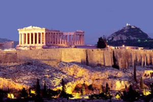 The Acropolis in Athens, Greece