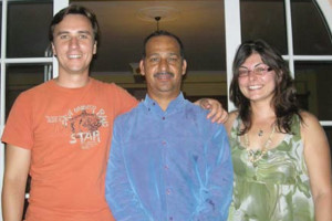 Yiannis Batsios, his wife Eleni and Ali