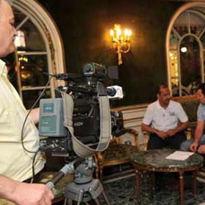 Making news in Syria... and Serbia